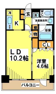 東京都調布市西つつじケ丘3【マンション】の間取り