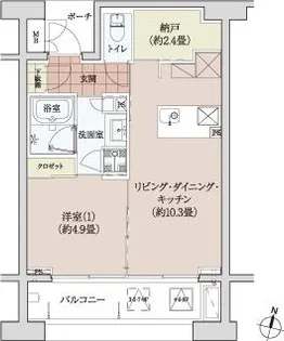 イグレクス【2階】の間取り