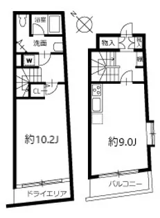 エルスタンザ中野新井の間取り