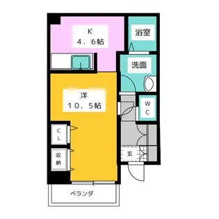 きさらぎ21II【1階】の間取り