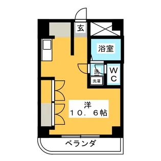 ブルーワンマンション【5階】の間取り