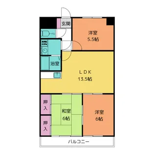 フローレンス三河安城【2階】の間取り