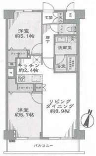 エンゼルハイムリバーサイド両国【7階】の間取り