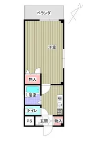 京都府福知山市東羽合町【マンション】の間取り