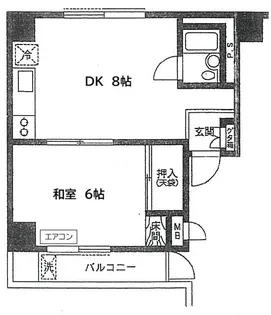 シャンボール日本橋【11階】の間取り