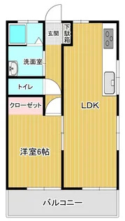 静岡県沼津市大岡【アパート】の間取り