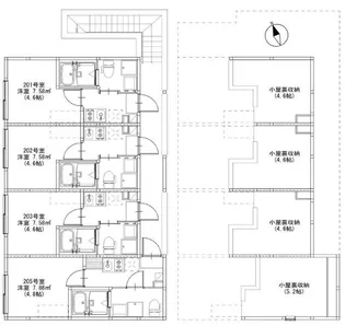 Harmony Terrace Lumiere【2階】の間取り