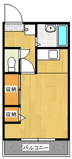 1Rの間取り画像