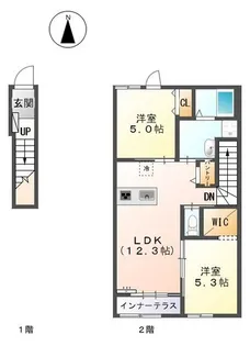 ルインズパークNEXT【2階】の間取り