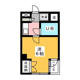 1Kの間取り画像