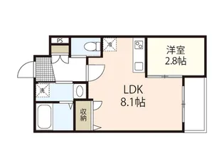 月光西川口町壱番館【3階】の間取り