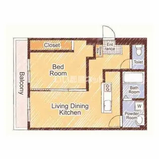 リルームス三川【2階】の間取り