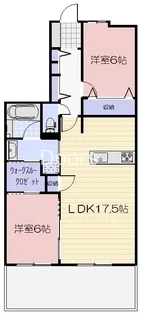 岡山県岡山市北区高柳東町【マンション】の間取り