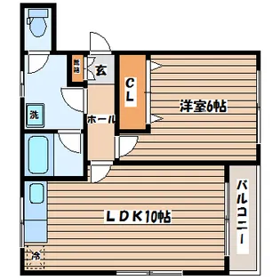 マルーム武者II【4階】の間取り