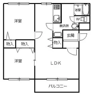 グレイスコートII【1階】の間取り