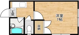 サイコート新屋敷【4階】の間取り