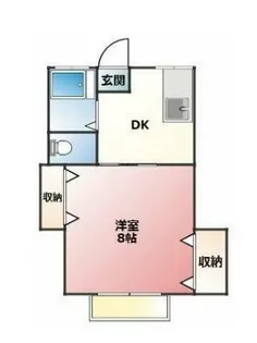 カーサY【2階】の間取り