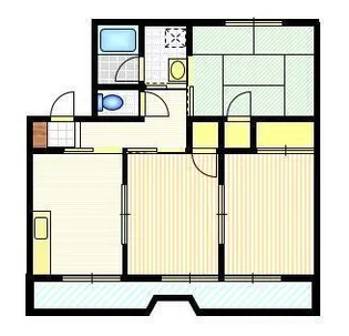 グランソレイユ水戸【3階】の間取り