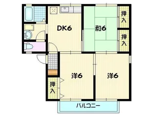 コーポラスエリーテ C【2階】の間取り