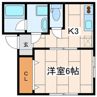 ベルハイツ【2階】の間取り