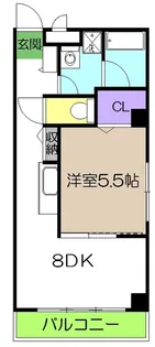 ボードゥ・ラ・メール【3階】の間取り