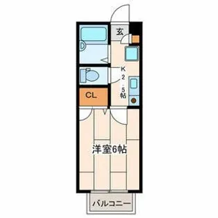 GREEN WOOD【1階】の間取り