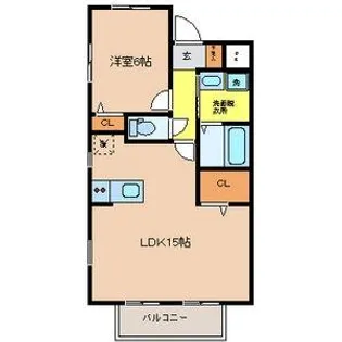 サティスコート【1階】の間取り