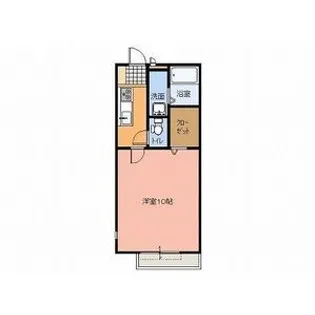 ベルメゾン・アイシス【1階】の間取り