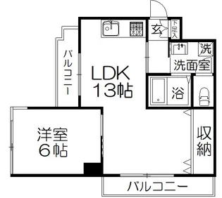 東京都板橋区若木3【マンション】の間取り