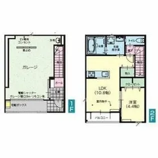 アウトリメッサ【2階】の間取り