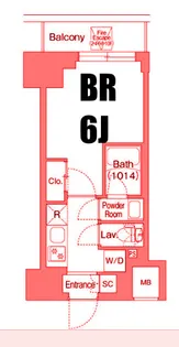 神奈川県横浜市西区平沼1【マンション】の間取り