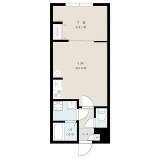 SUNRISE武里駅前【3階】の間取り