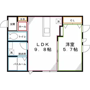 コリーヌ国分寺【4階】の間取り