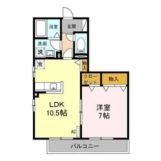セジュール余川【3階】の間取り