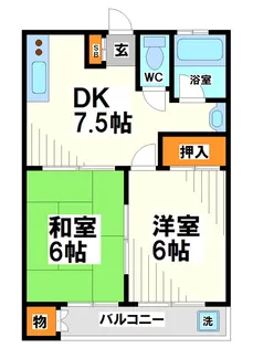 メモリーハウス【2階】の間取り