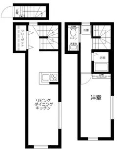 Cスクエア矢口【2階】の間取り