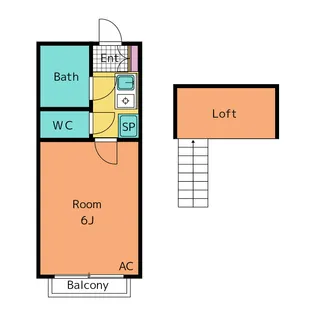 TEDDY BEAR【1階】の間取り