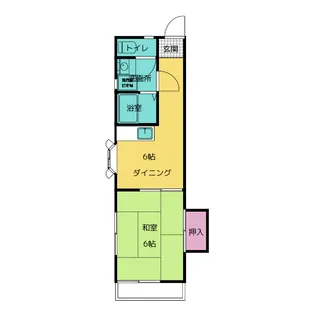 メリーハイム【2階】の間取り
