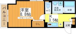 ルミエール協進【3階】の間取り