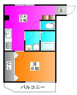 岩井ハイツ【3階】の間取り