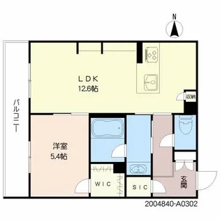 シャーメゾン Bloom Stage【3階】の間取り