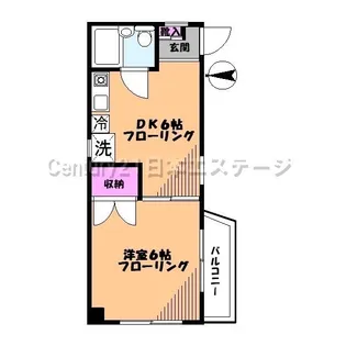 パークハイツ旗の台【3階】の間取り