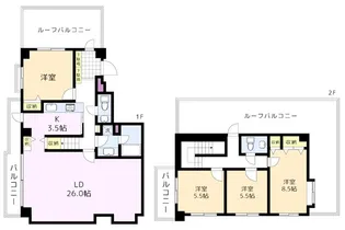 久が原ホームズ【3階】の間取り