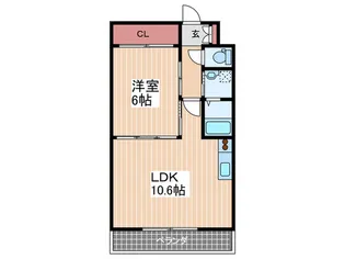 広島県広島市安佐南区祇園3【マンション】の間取り