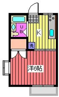 カーサヴェルデ関谷1・2【2階】の間取り