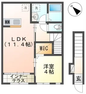 ウィズダムコート【2階】の間取り