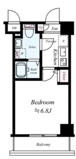 ジーベック池上【7階】の間取り