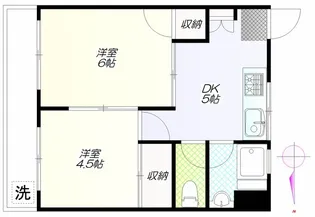 第一協友館マンション【1階】の間取り