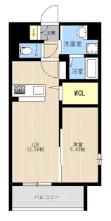LIBTH原水南【4階】の間取り