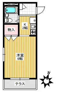 リブレ高松【1階】の間取り